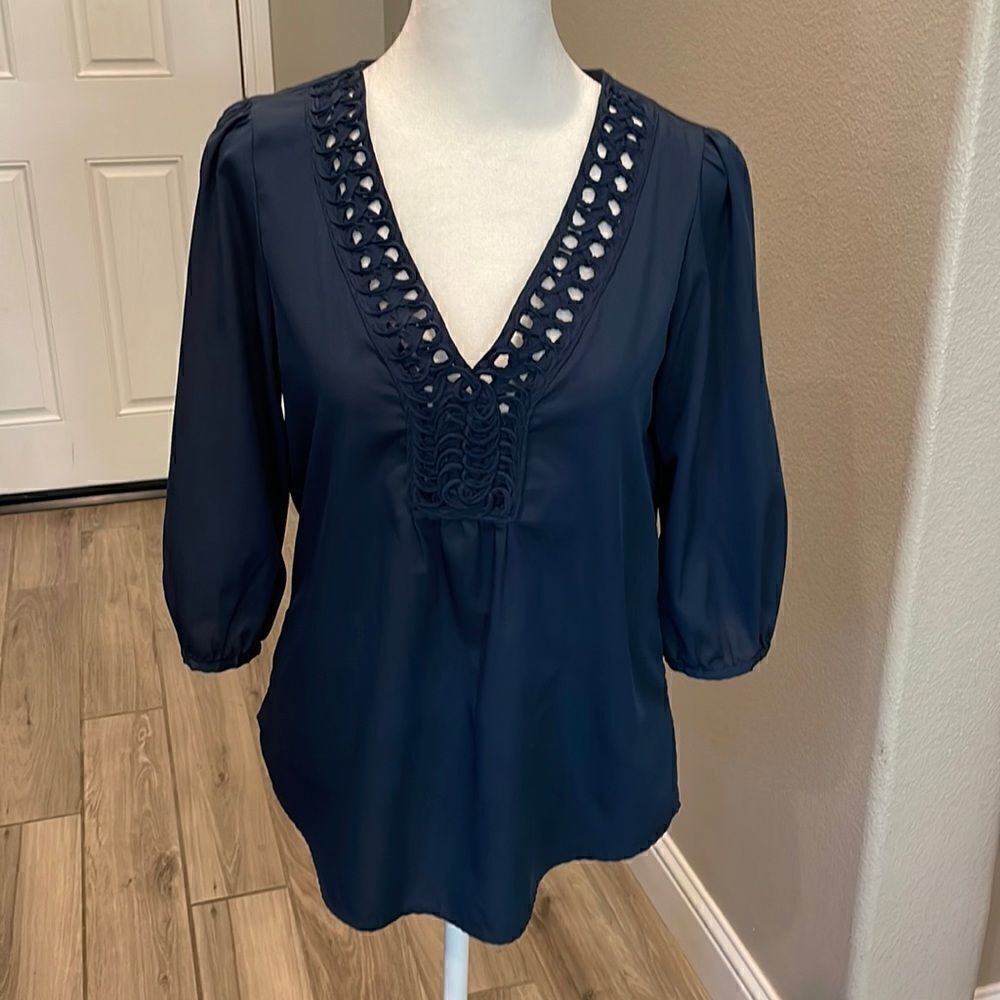 Banana Republic 3/4 Length Sleeve Blouse